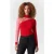 Karl Lagerfeld Karl Signature Mock Neck Racing Red
