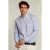 River Woods Custom Fit Checked Shirt Blue/white Blue