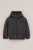 WE Fashion – Jongens gewatteerd bomberjack met capuchon – Regular fit – Donkergrijs –