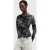 AllSaints Keiko Mesh Top Evolve Slate Grey