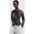 AllSaints Keiko Mesh Top Evolve Slate Grey
