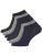 Cotton Prime Sokken  navy / grijs / zwart