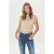 ONLY top ONLSILVERY met glitters ecru