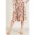 GUESS Marciano By  Giselle Pleated Skir Autumn Dusk Print