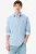 Lacoste Overhemd blauw, Effen