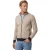 Baileys vest effen beige rits katoen