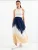 Bigdart Rok  beige / marine / wit