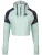 Gorilla Wear Sportief sweatshirt ‘Zion’  grijs / mintgroen / zwart