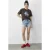 Geborduurd T-shirt met ronde hals