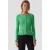Moschino Striped Details Ribbed Knit Cardigan Green