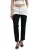 Tweekleurige Designerbroek Strak Met Rits