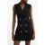 French Connection Whisper Slvlss Tux Dress Blackout