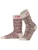 normani Sokken  beige / lila