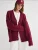 MixRay Gebreid vest  bourgogne
