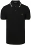 Fred Perry Polo Twin Tipped M3600 Zwart W54