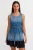 Katoenen Denim Tuniekblouse met Strikdetail