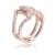Orphelia Dames 925 Sterling Zilveren Ring – Roze ZR-7422