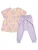 Müsli by GREEN COTTON Set  olijfgroen / lavendel / abrikoos / wit