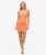 Rugloze Gebreide Mini-jurk Oranje