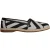 Dolce & Gabbana Zwart Witte Strepen Instap Espadrille Schoenen