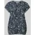 Tom Tailor Loose fit blouse met korte mouwen van pure viscose met all-over motief