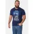 Jan Vanderstorm Plus Size T-shirt – donkerblauw