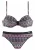 LASCANA Bikini  marine / lila / pastelrood / wit