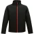 Regatta Opmerkelijk Heren Ablaze Afdrukbaar Soft Shell-jasje (Zwart/Klassiek Rood)