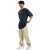 Urban Classics Heren Effen Tall T-shirt (Marine)