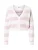 Tally Weijl Gebreid vest  rosa / zwart / wit