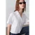 Dames Katoenen Poplin Crop Shirt