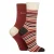 2-Pack Dames Gestreepte en Effen Bamboosokken – Zachte Ademend Dagelijkse Comfort