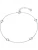 Glanzstücke München Voetsieraden  zilver / transparant