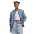 Damesjas van oversized denim Urban Classics