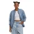 Damesjas van oversized denim Urban Classics