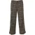 River Woods Wide Checkered Pants Green