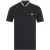 Men’s Fred Perry Bomber Collar Pique Polo Shirt in Black