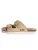Bayton Muiltjes ‘ASTRAKAN’  beige / zwart