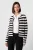 comma gebreid vest donkerblauw