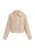 Faina Kort carbon jack Dames Roze gebroken witte streep