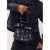 HARPER & YVE handtas met stippen Raye bruin/blauw