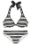 Elbsand Bikini  zwart / wit