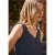 Top met V-hals en lintdetail