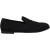 Dolce & Gabbana Zwarte Bloemen Jacquard Slippers Instappers Schoenen