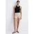 Mango regular fit denim short met studs – beige