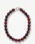 Bonnie Studios Wilma Burgundy Marble Necklace Bordeaux Ketting