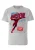 LOGOSHIRT Shirt ‘Daredevil’  blauw / grijs gemêleerd / rood