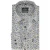 Casa Moda overhemd blauw bruin print 100% katoen casual fit