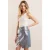 Summum Woman Denim Midi Skirt Cotton Comford Denim Light Denim
