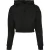 Dames sweatshirt met capuchon Urban Classics court terry-grandes tailles